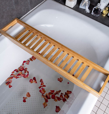  Bathtub Tray, Bathroom Multi-Function Bath Rack