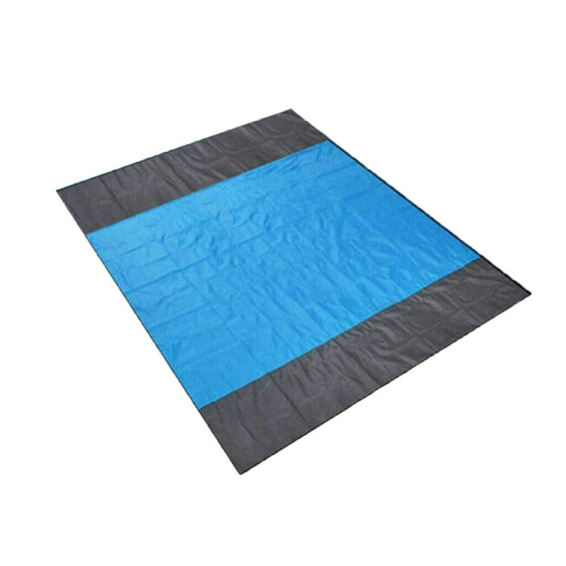 Beach Mat Picnic Blanket, Extra Large 200 x 200cm Beach blanket Waterproof Sandproof Water Resistant Picnic Blanket  Camping - Homemade Tomato