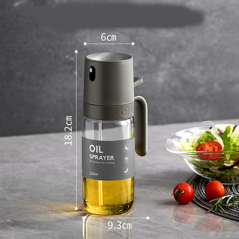 Oil Spray Bottle 250ml High Borosilicate Glass Cooking Oil Dispensers Olive Oil Sprayer Mister - Homemade Tomato