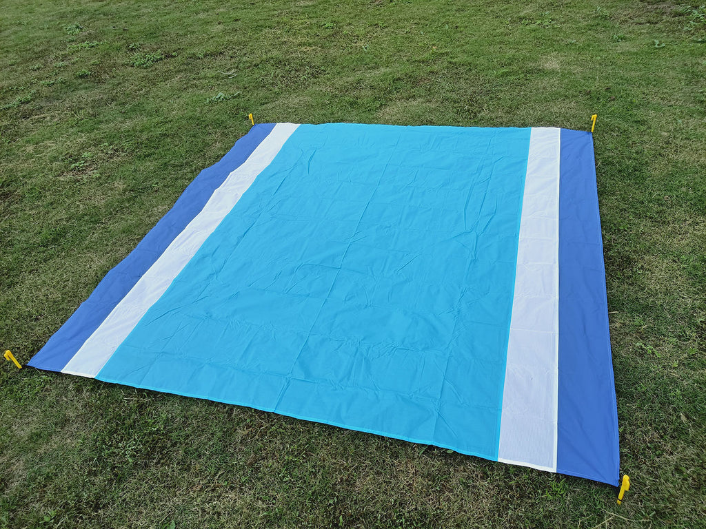 Outdoor Camping Waterproof Beach Mat Portable Foldable Polyester Picnic Mat New Model - Homemade Tomato