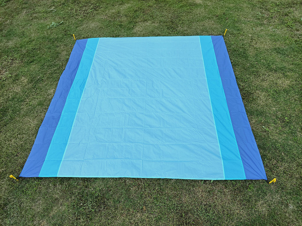 Outdoor Camping Waterproof Beach Mat Portable Foldable Polyester Picnic Mat New Model - Homemade Tomato