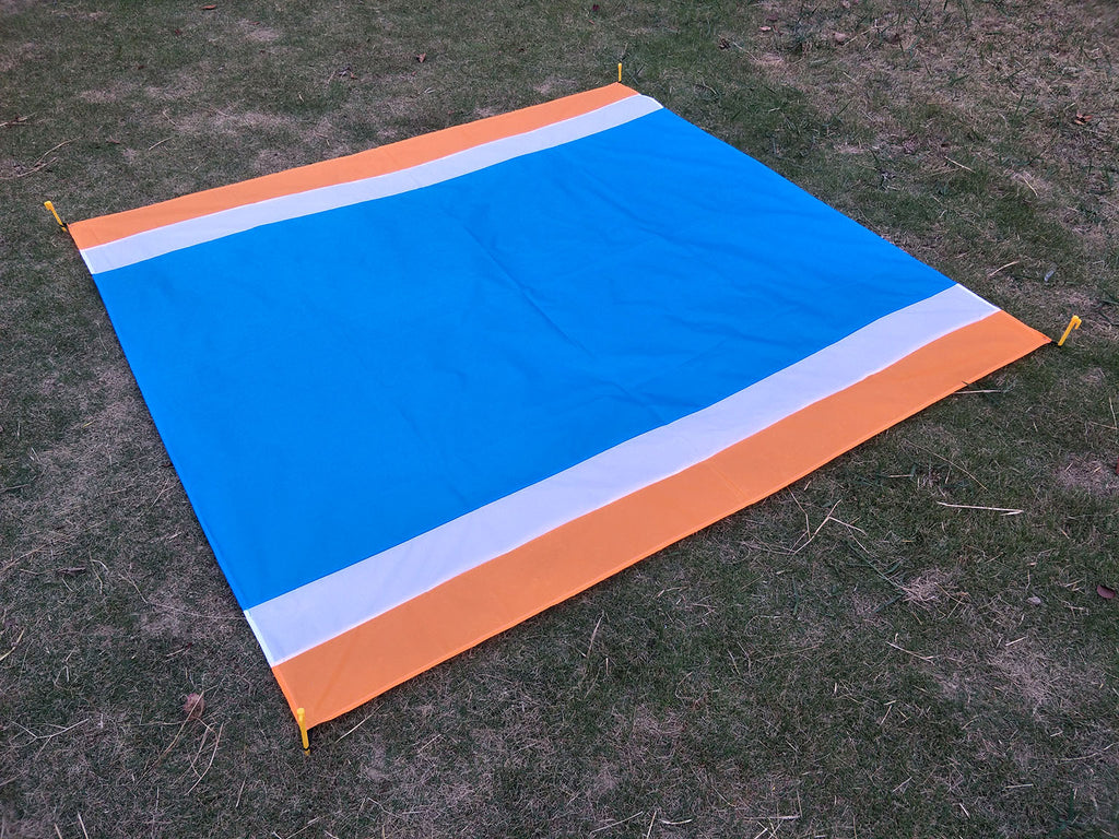 Outdoor Camping Waterproof Beach Mat Portable Foldable Polyester Picnic Mat New Model - Homemade Tomato